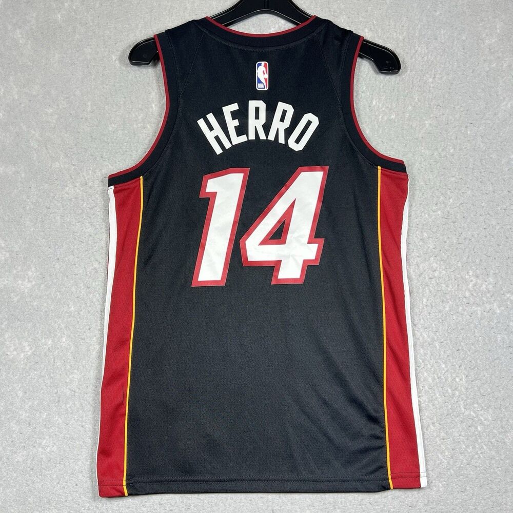 Miami Heat Tyler Herro Nike Black 2020/21 Swingman Jersey Men’s Size 44 Medium